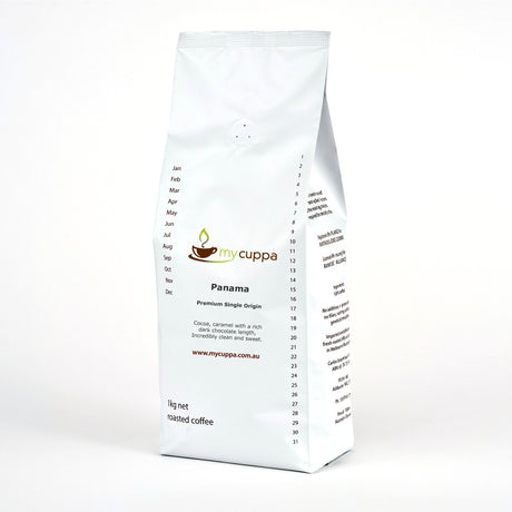 mycuppa 1kg pack of delicious Panama single origin coffee