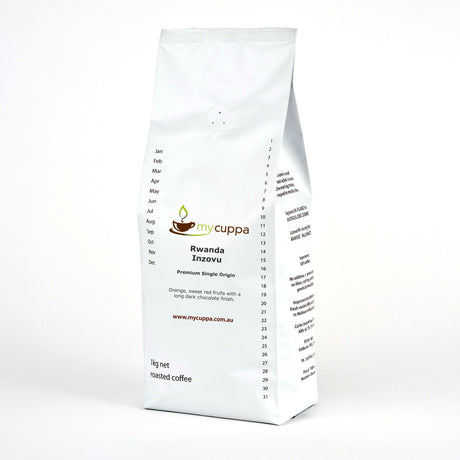 mycuppa Rwanda single origin coffee 1kg pack