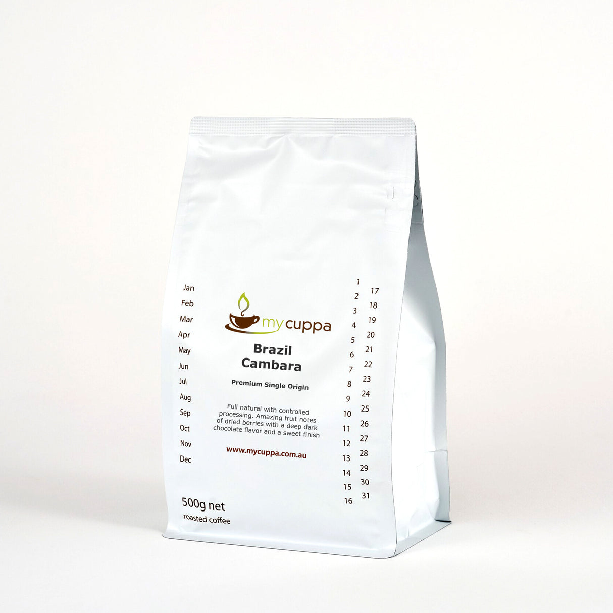 mycuppa 500g bag Brazil Cambara single origin coffee