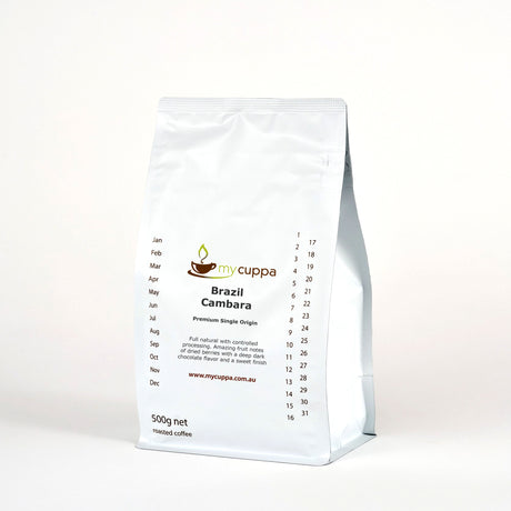 mycuppa 500g bag Brazil Cambara single origin coffee