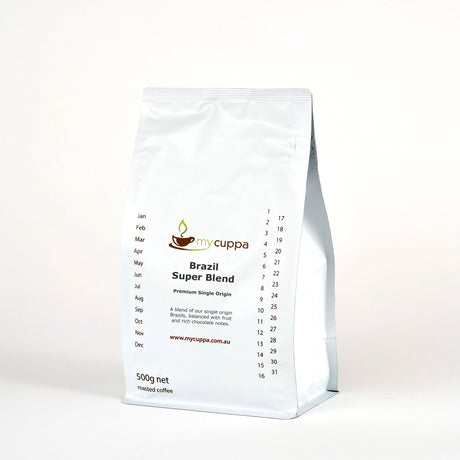 mycuppa 500g Brazil Super Blend single origin coffee beans
