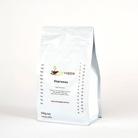 mycuppa Espresso Coffee Blend 500g pack