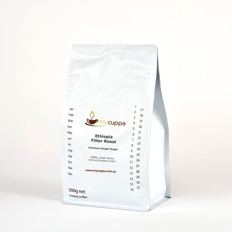 mycuppa 500g pack of Ethiopia Filter Roast coffee