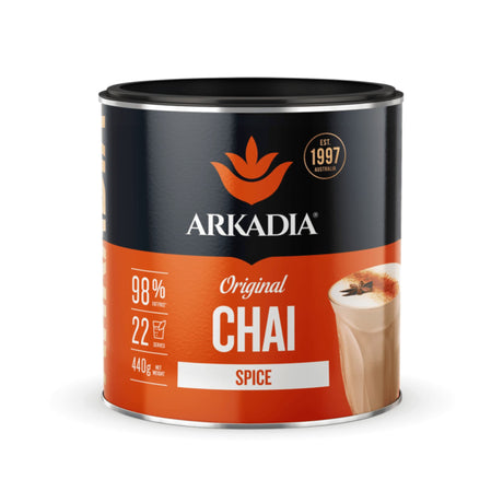 mycuppa 440g tin Arkadia Spice Chai Tea powder