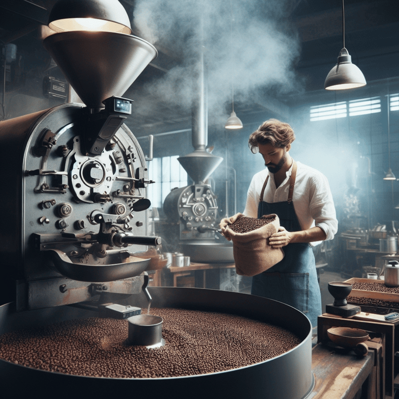 mycuppa uses a full cast iron coffee roaster for maximum flavor and sweetness